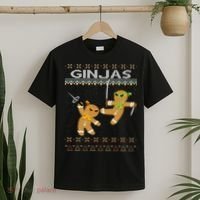 Ginjas Gingerbread Ninjas Ninjabread Christmas Ugly Sweater T-Shirt thumb 2