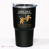 Ginjas Gingerbread Ninjas Ninjabread Christmas Ugly Sweater Tumbler thumb 0