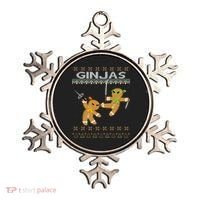 Ginjas Gingerbread Ninjas Ninjabread Christmas Ugly Sweater Ornament thumb 0