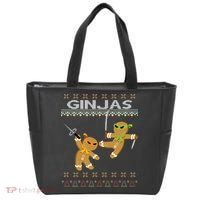 Ginjas Gingerbread Ninjas Ninjabread Christmas Ugly Sweater Tote Bag thumb 0