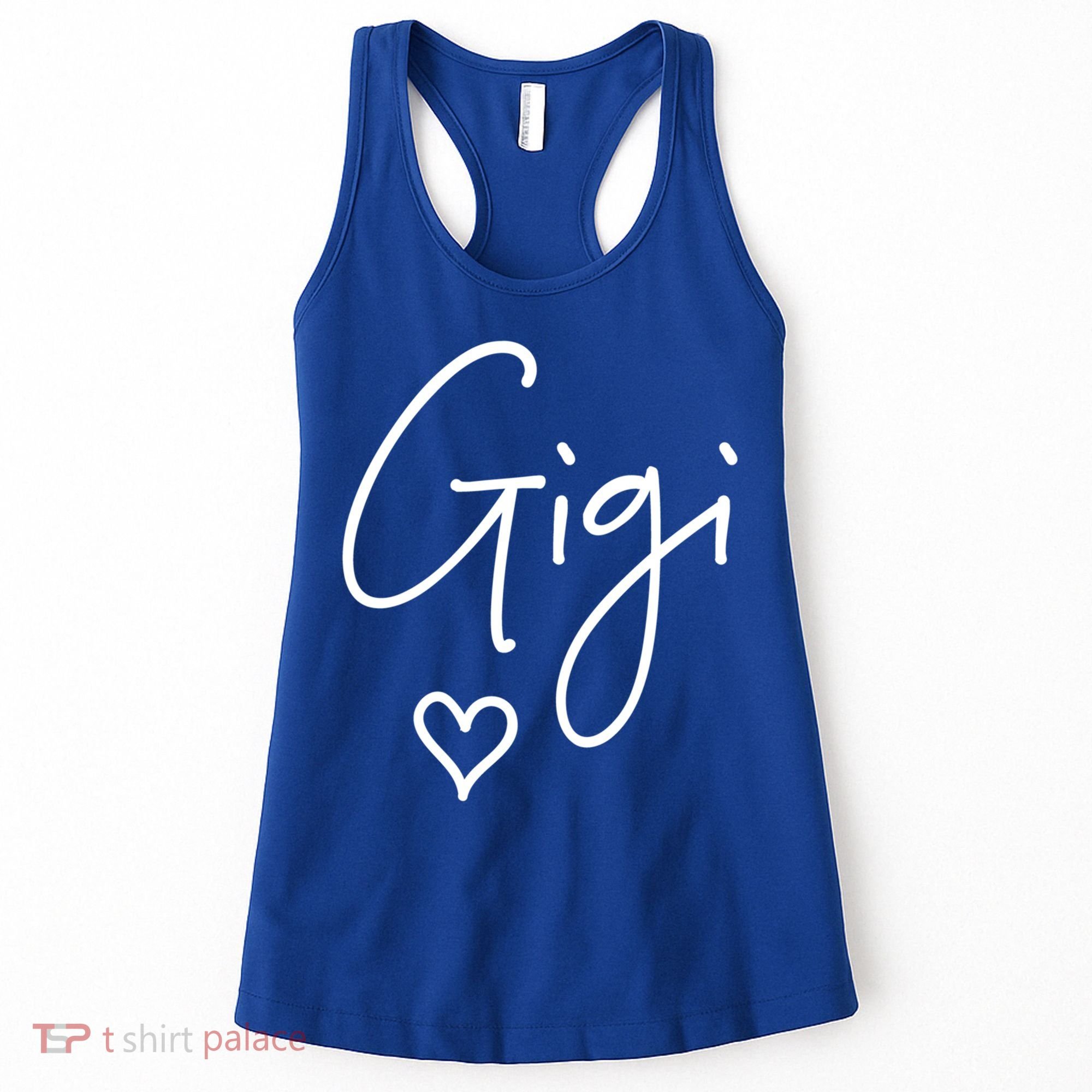 Gigi Grandma Name Christmas Mother's Day Birthday Gift Women's Tank Top