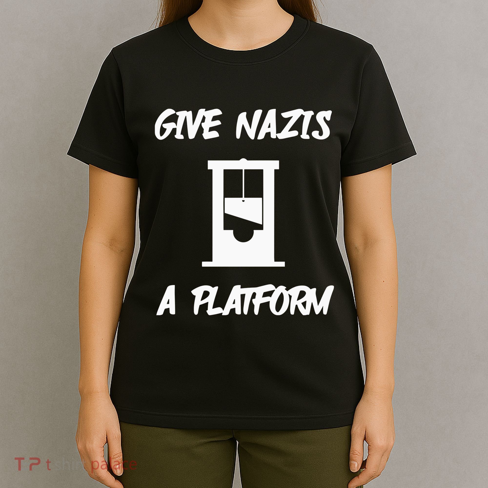 Gabe Give Nazis A Platform T-Shirt