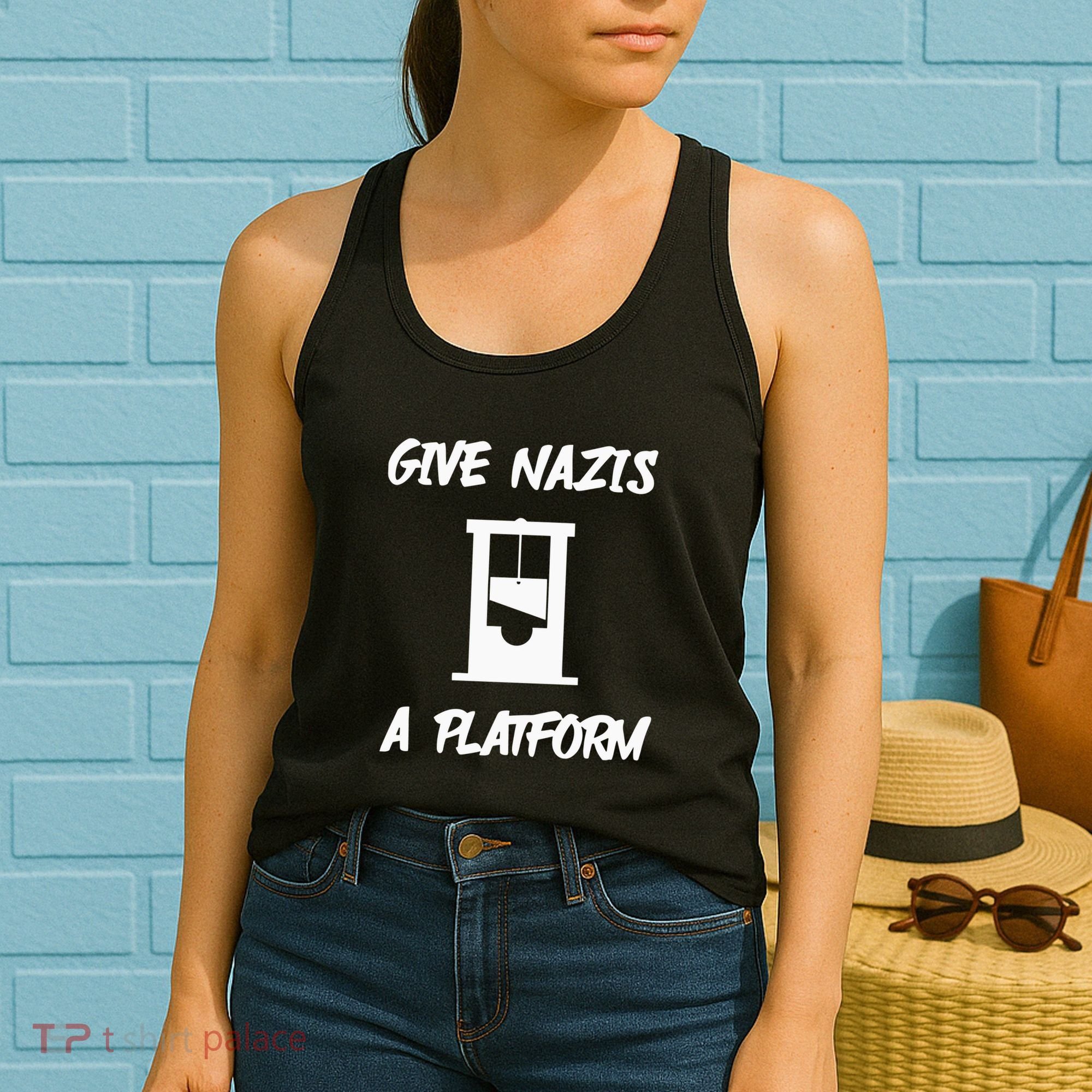 Gabe Give Nazis A Platform Women's Tank Top