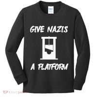 Gabe Give Nazis A Platform Kids Long Sleeve Shirt thumb 0