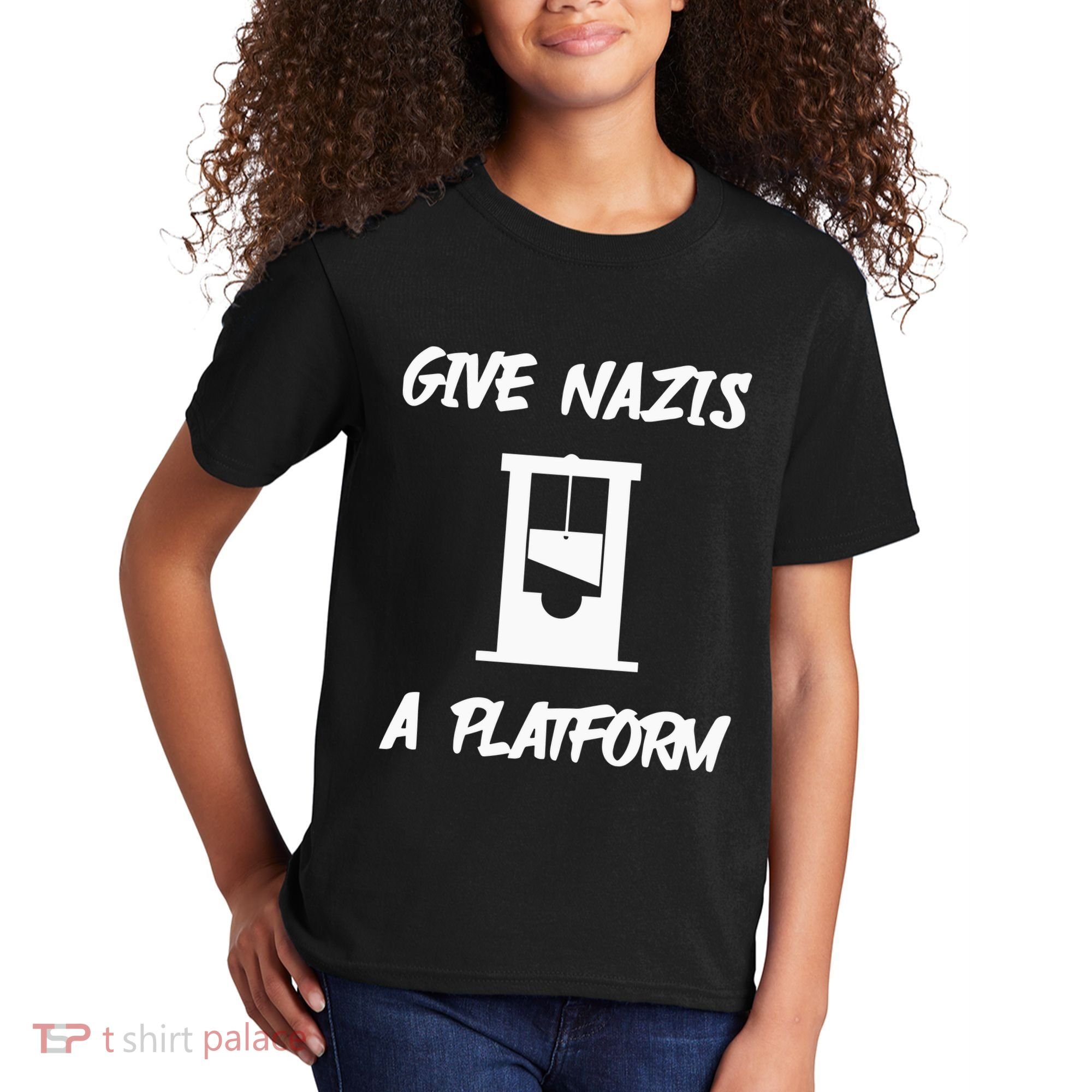 Gabe Give Nazis A Platform Kids T-Shirt