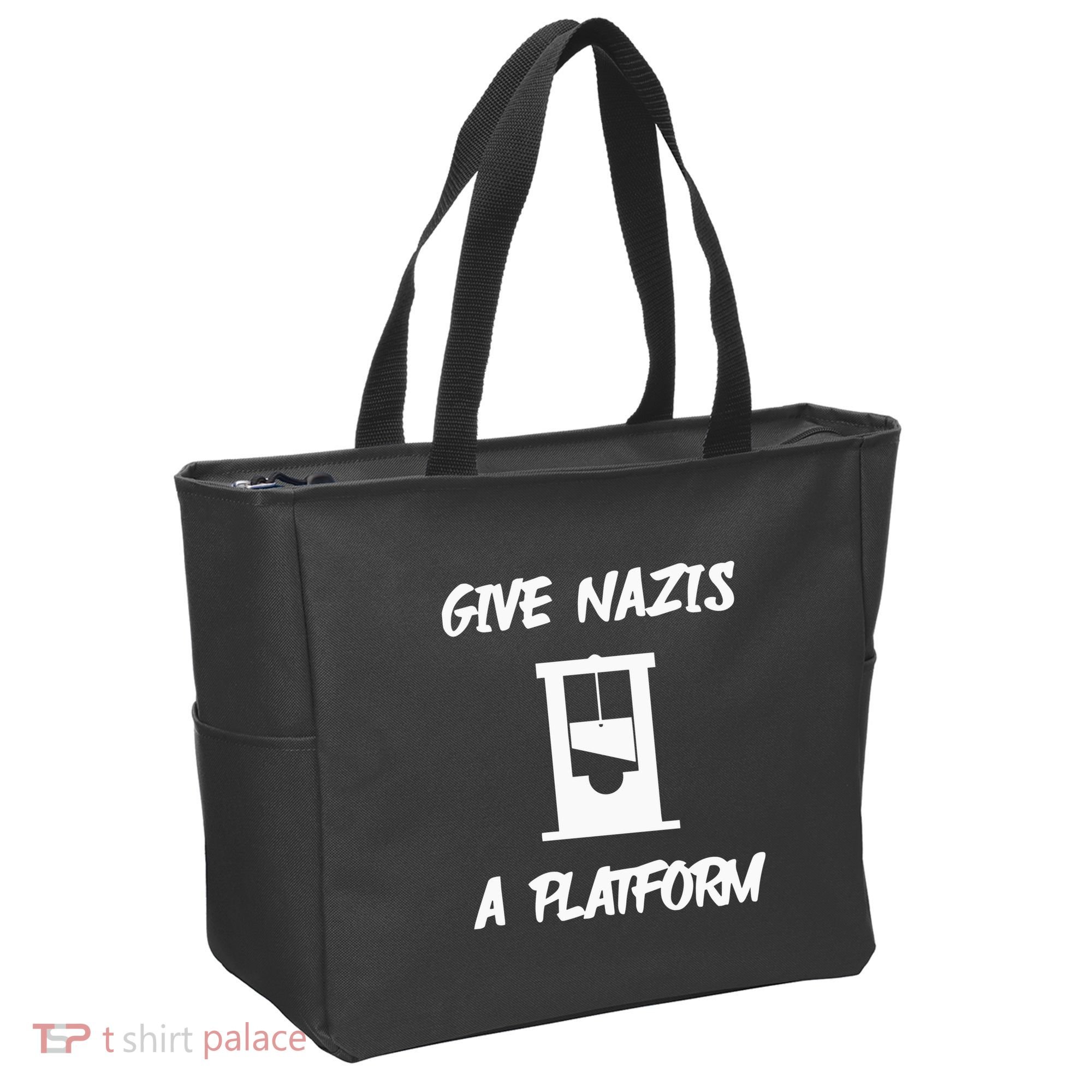 Gabe Give Nazis A Platform Tote Bag
