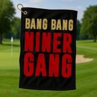 Gang Gang Niner Bang Golf Towel thumb 1