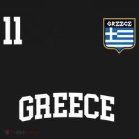 Greece Gift No 11 Greek Flag Football Soccer Team Women's Hoodie thumb 2