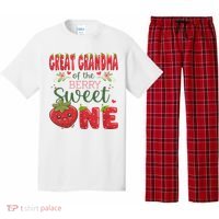 Great Grandma Of The Berry Sweet One 1st Birthday Strawberry Pajama Set thumb 0