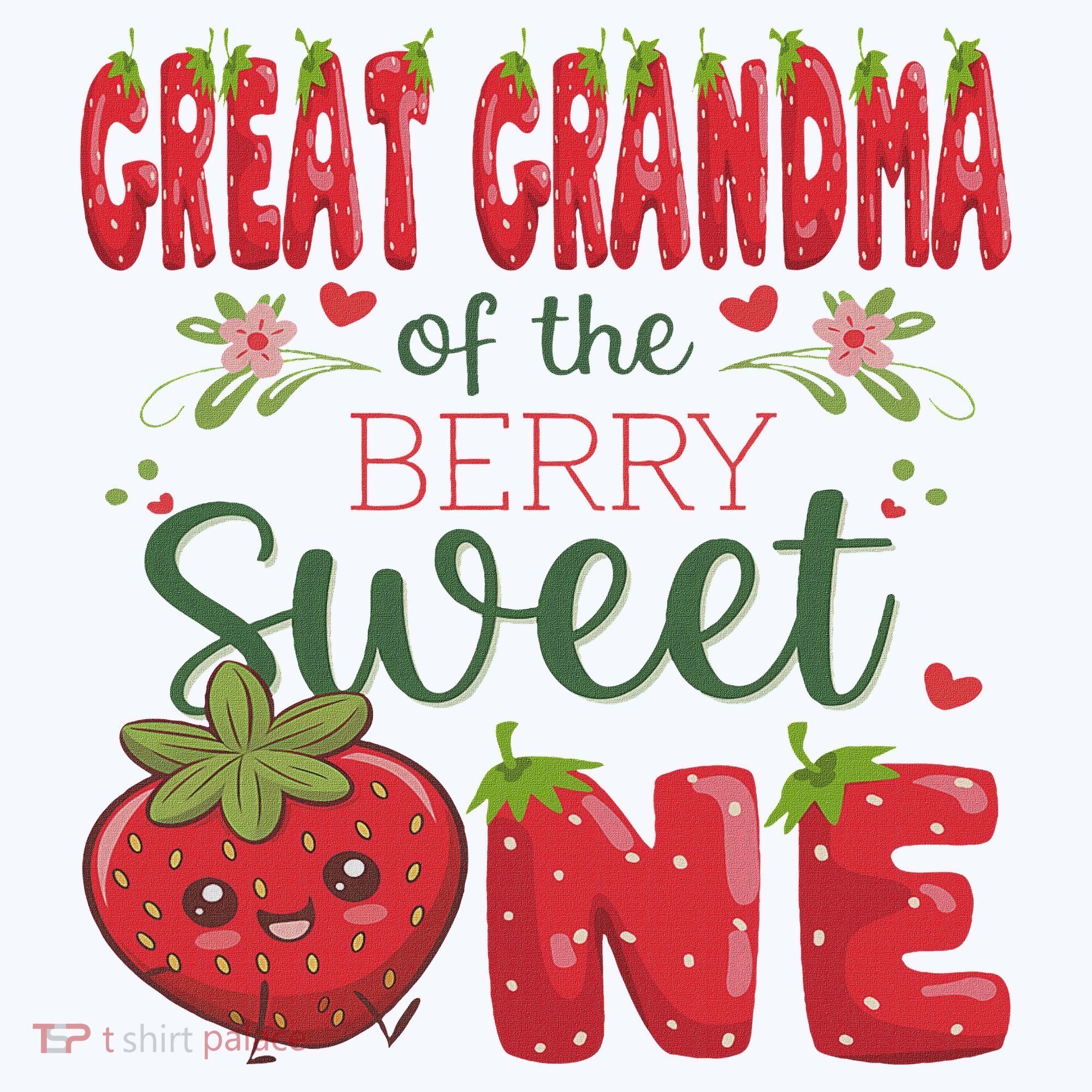 Great Grandma Of The Berry Sweet One 1st Birthday Strawberry Women's Long Sleeve Shirt