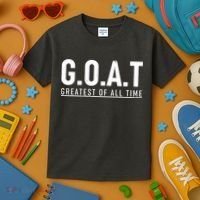 G.O.A.T Greatest Of All Time Kids T-Shirt thumb 3