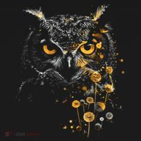 Great Gift Owl Dandelion Wildlife Owls Nature Art  Long Sleeve Shirt thumb 2