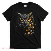 Great Gift Owl Dandelion Wildlife Owls Nature Art  T-Shirt thumb 0