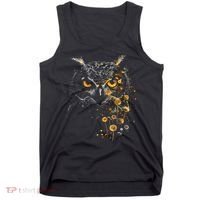 Great Gift Owl Dandelion Wildlife Owls Nature Art  Tank Top thumb 0