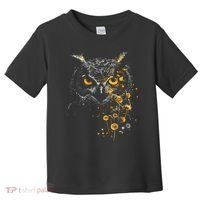 Great Gift Owl Dandelion Wildlife Owls Nature Art  Toddler T-Shirt thumb 0