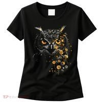 Great Gift Owl Dandelion Wildlife Owls Nature Art  Women's T-Shirt thumb 0