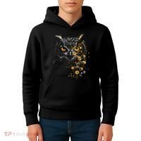 Great Gift Owl Dandelion Wildlife Owls Nature Art  Kids Hoodie thumb 4
