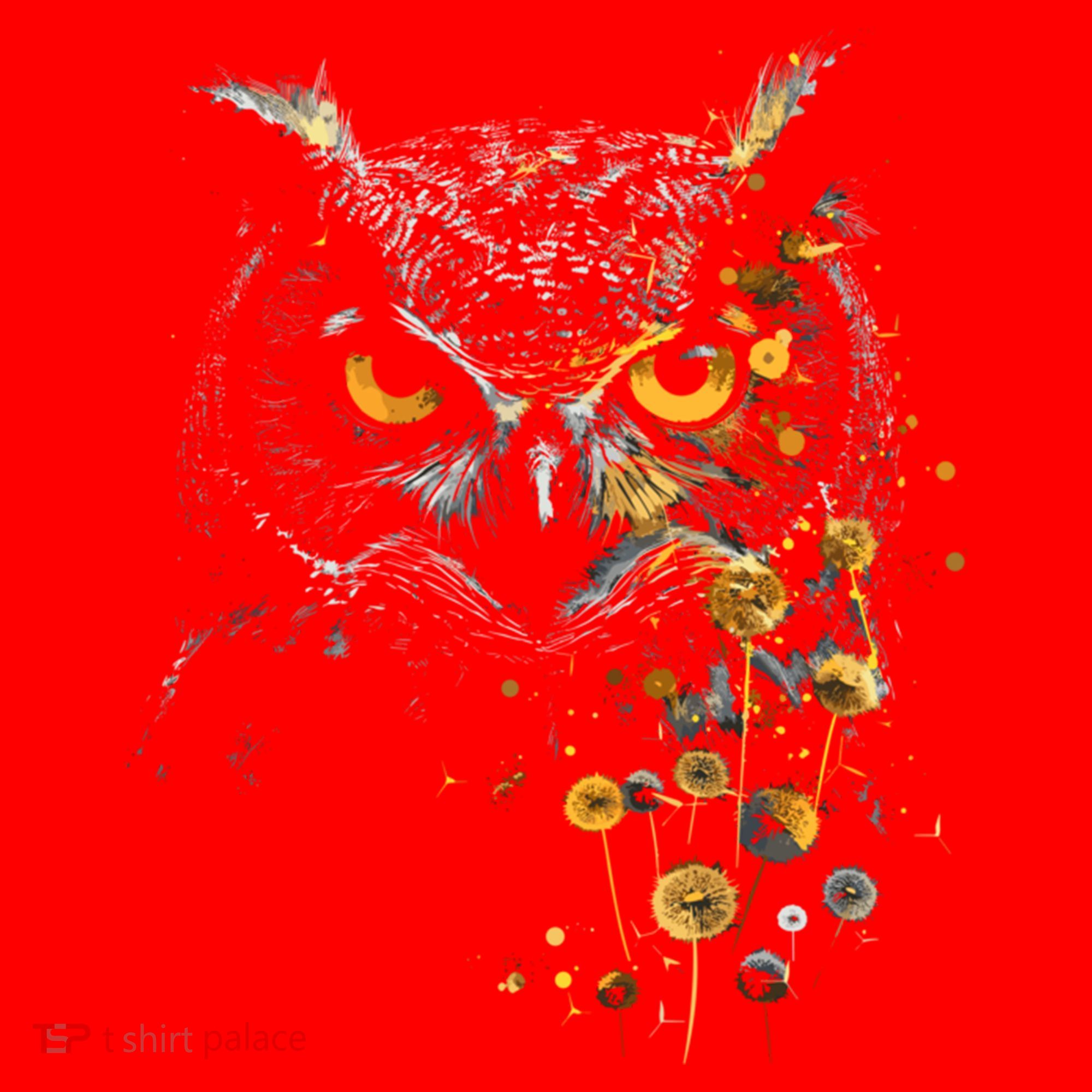 Great Gift Owl Dandelion Wildlife Owls Nature Art  Santa Hat