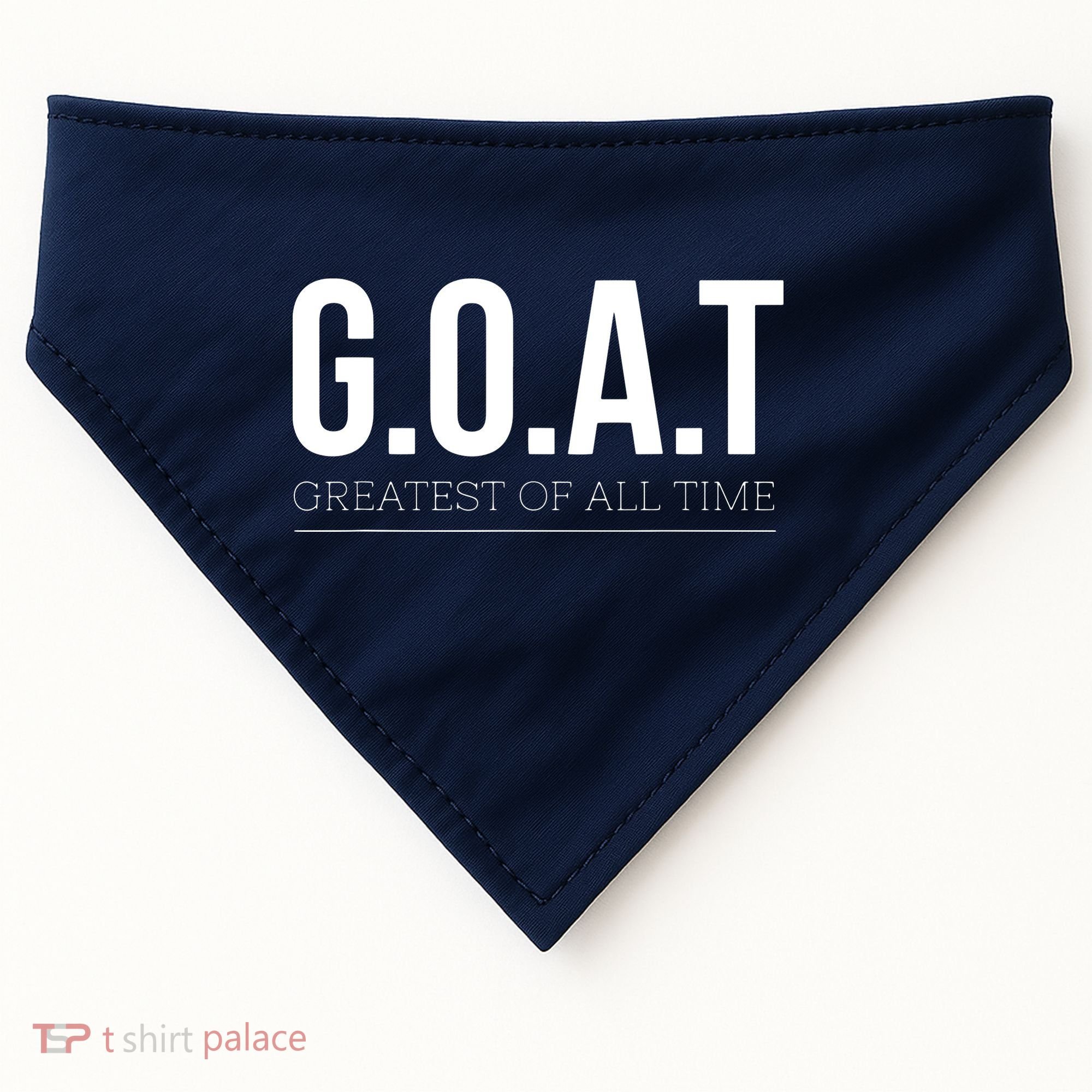 GOAT Greatest Of All Time USA-Made Doggie Bandana