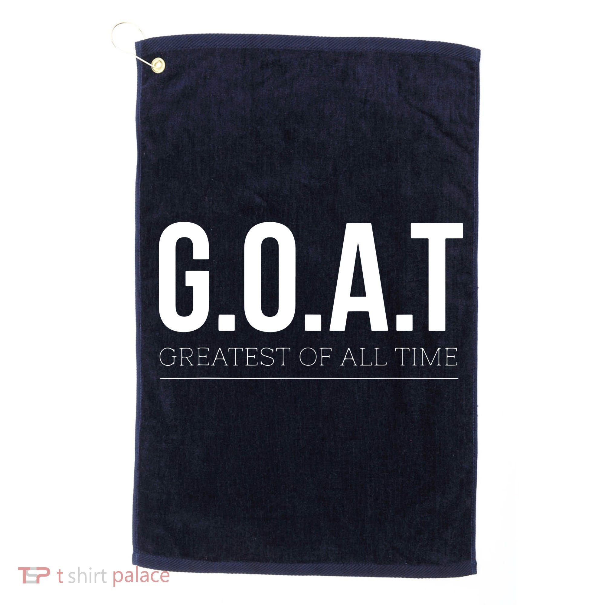 GOAT Greatest Of All Time Golf Towel