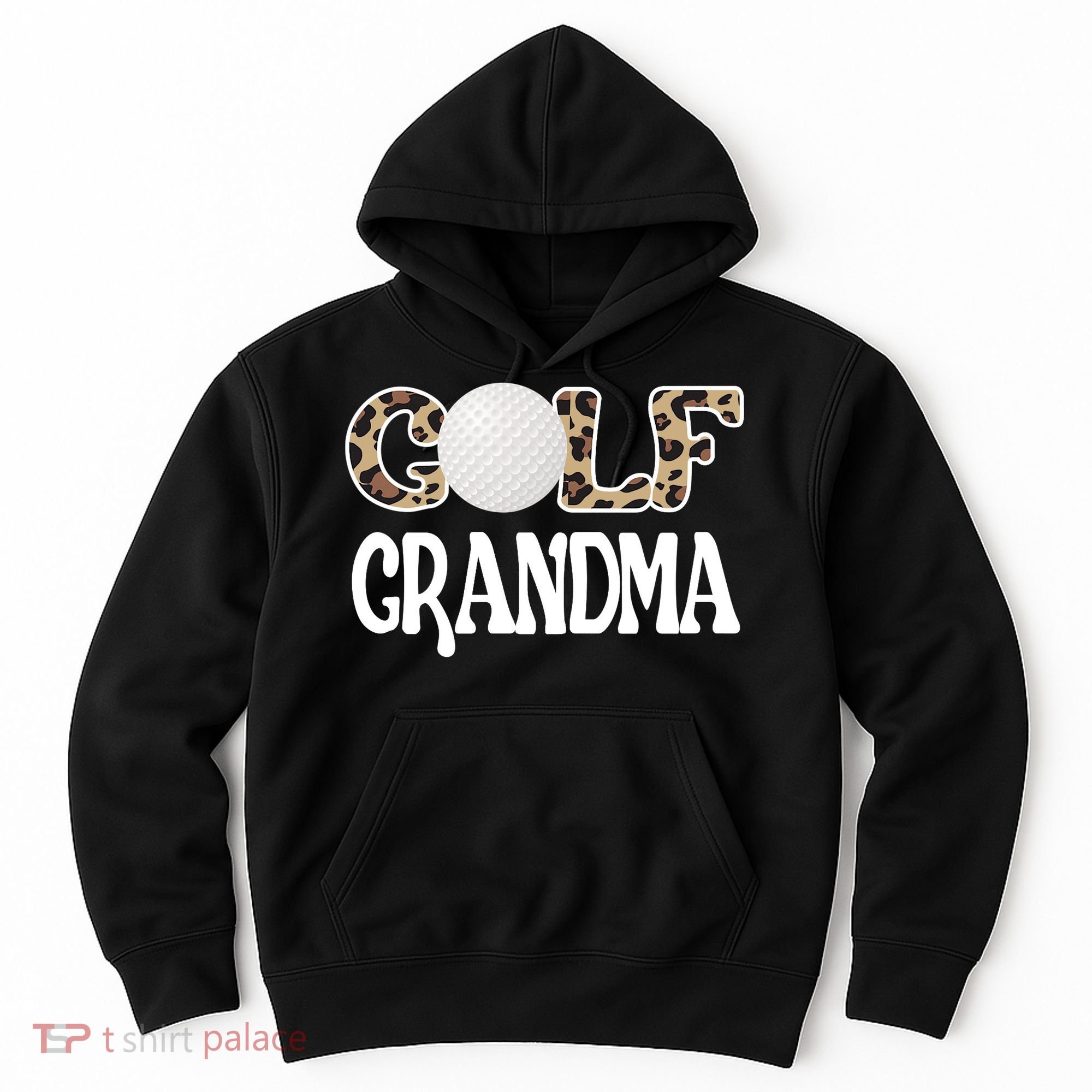 Golf Grandma Of A Golf Player Golfing Grandma Premium Hoodie