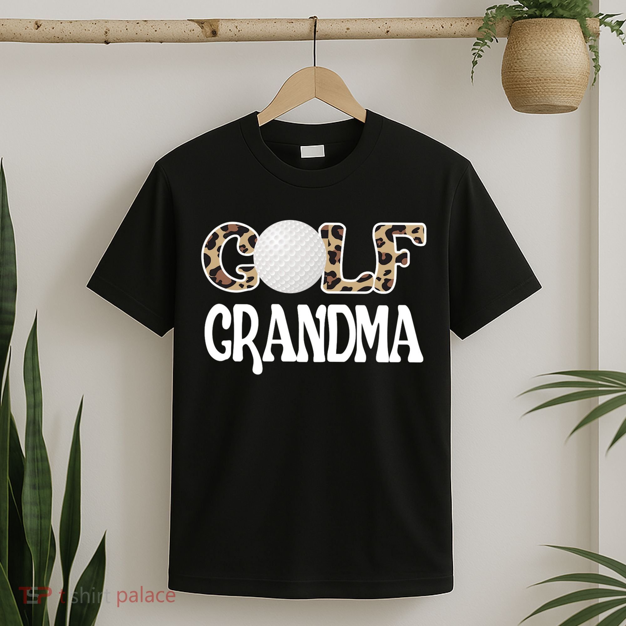 Golf Grandma Of A Golf Player Golfing Grandma Premium T-Shirt