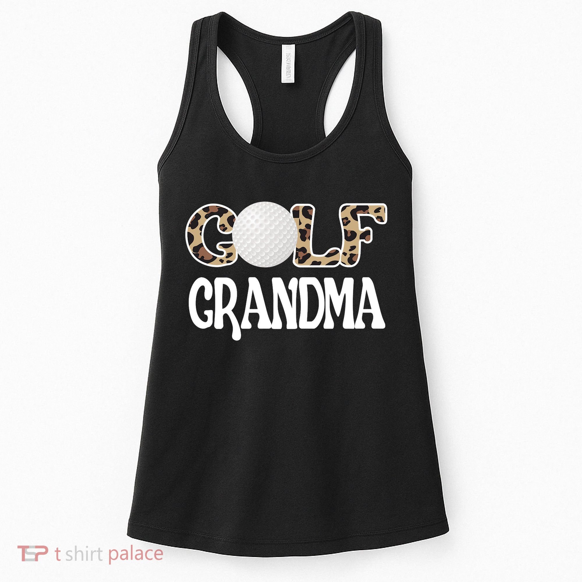 Golf Grandma Of A Golf Player Golfing Grandma Premium Women's Tank Top