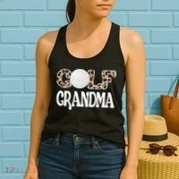 Golf Grandma Of A Golf Player Golfing Grandma Premium Women's Tank Top thumb 2