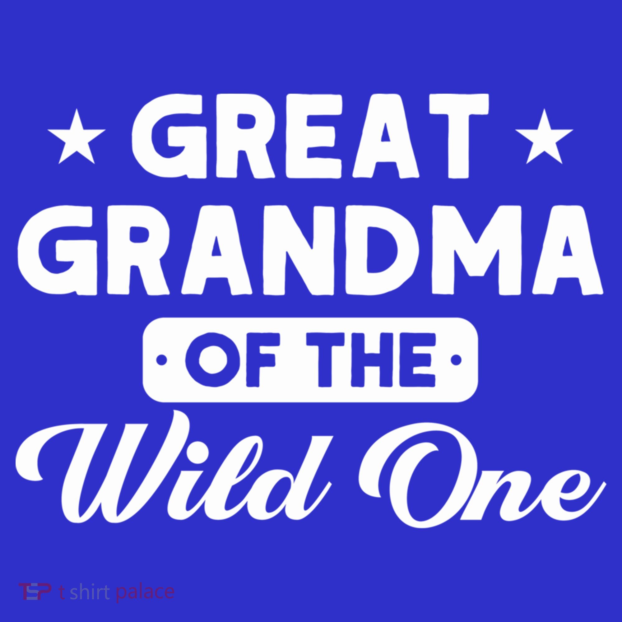Great Grandma Of The Wild One Great Grandma Wild One Great Gift T-Shirt