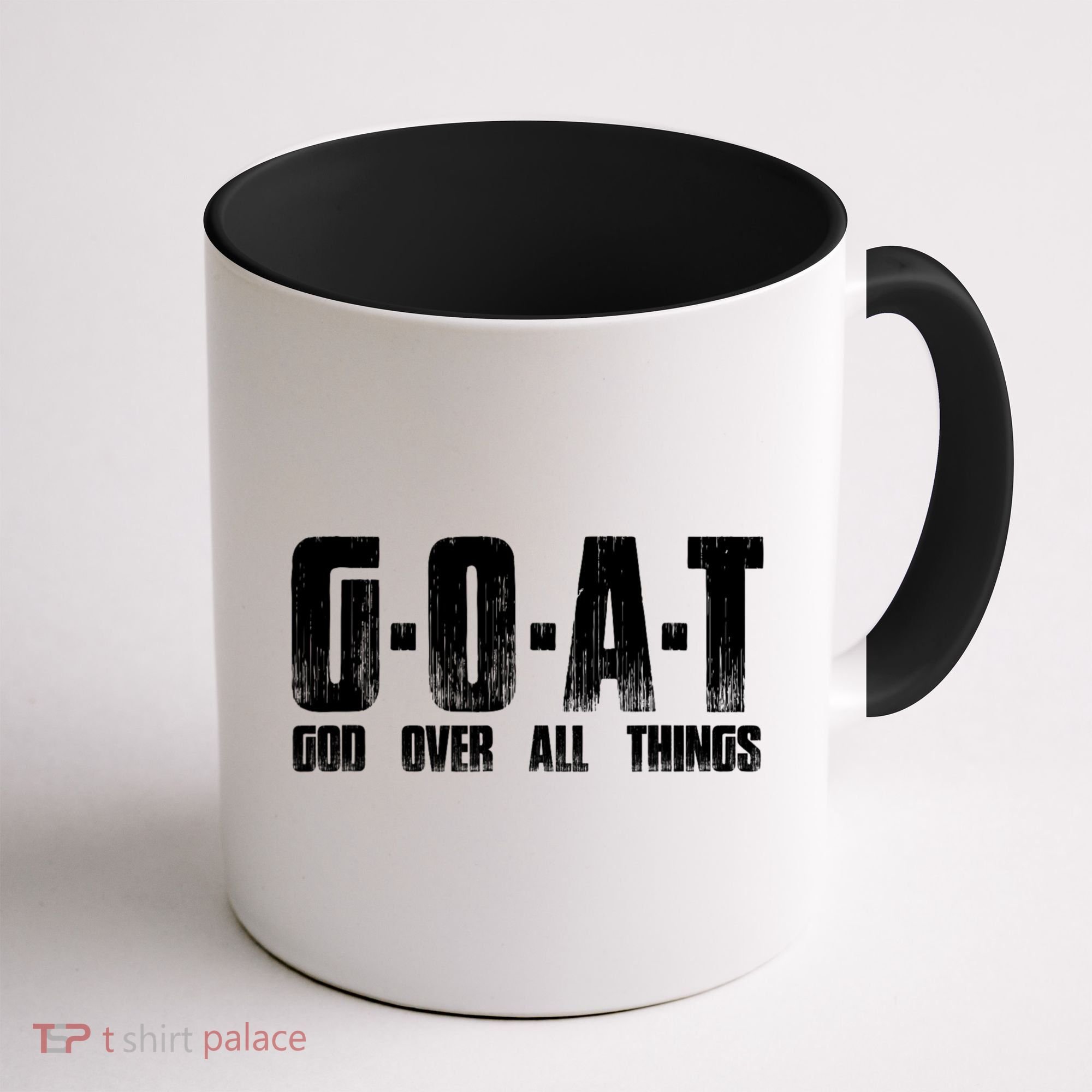 GOAT God Over All Things Coffee Mug