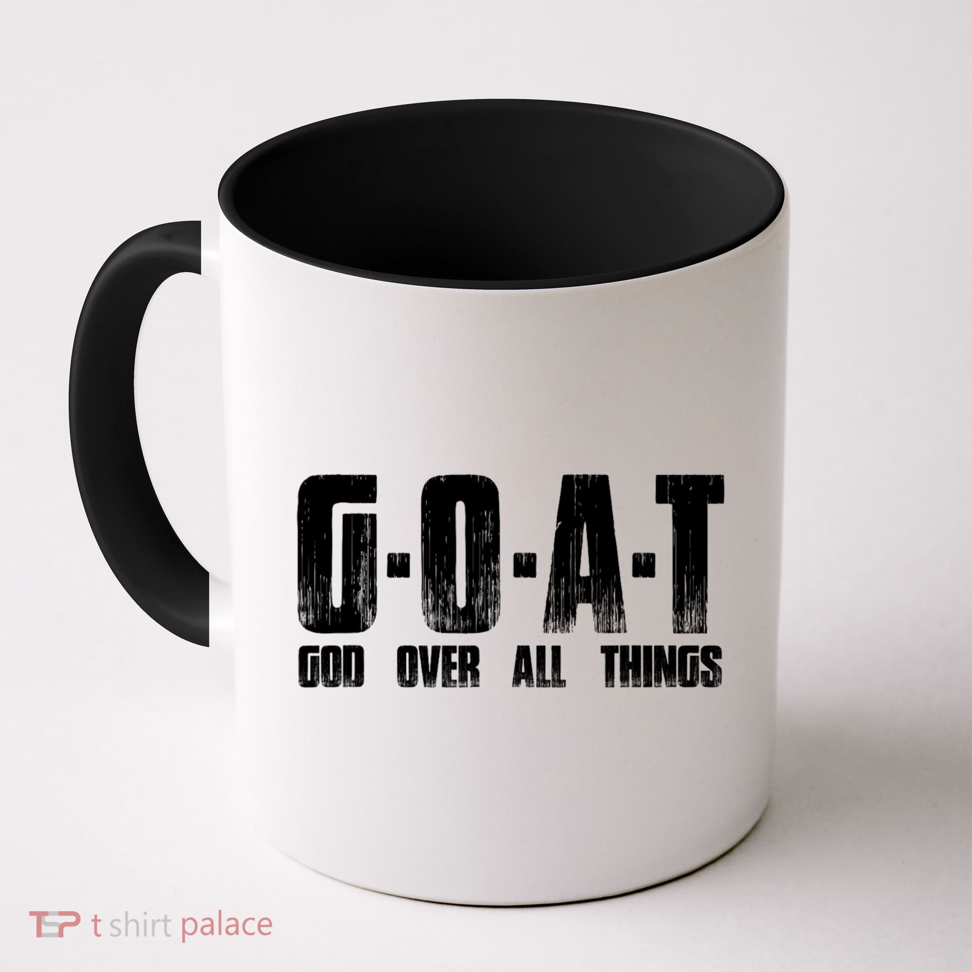 GOAT God Over All Things Coffee Mug