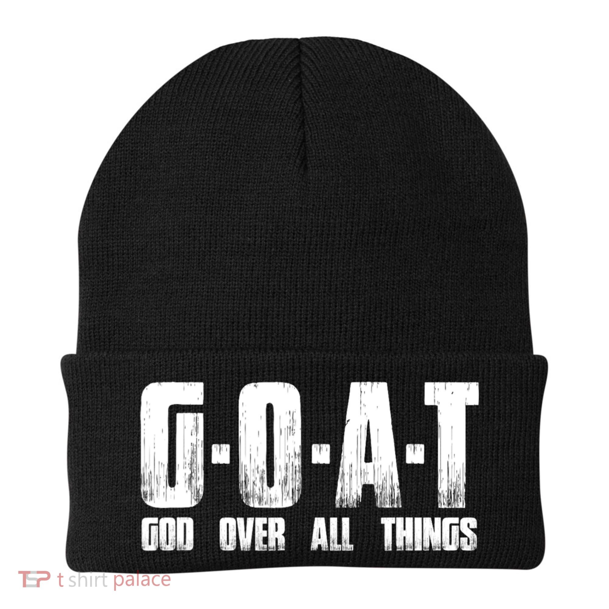 GOAT God Over All Things Beanie