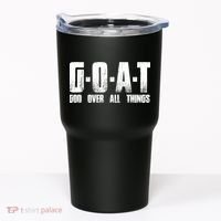 GOAT God Over All Things Tumbler thumb 0