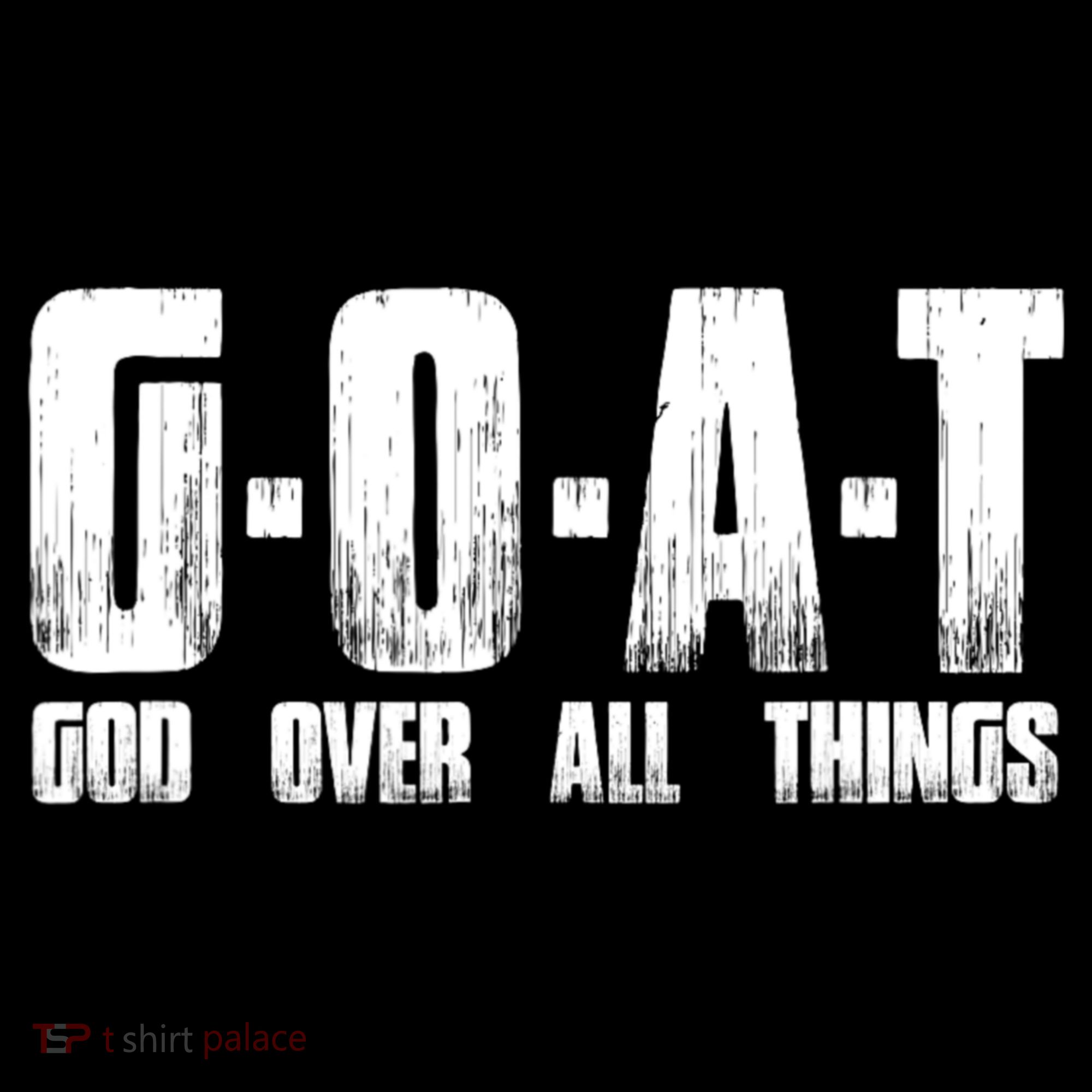 GOAT God Over All Things Mousepad
