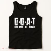 GOAT God Over All Things Tank Top thumb 2
