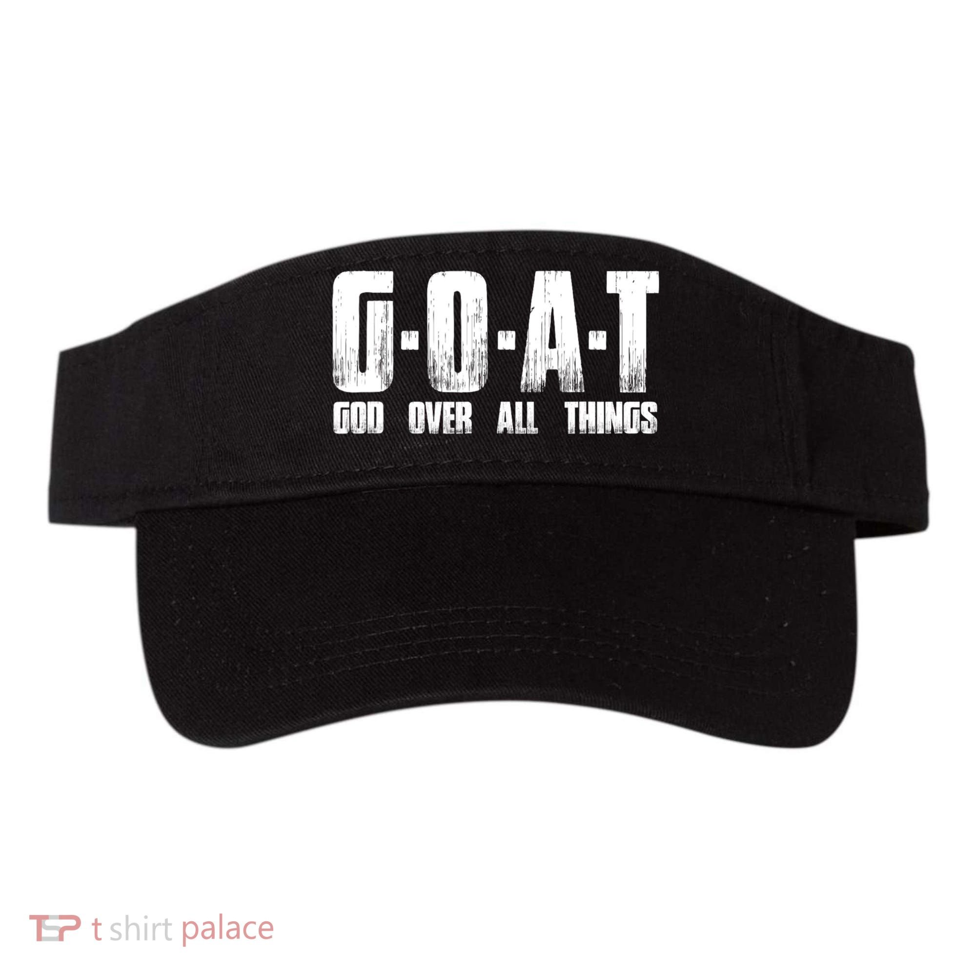 GOAT God Over All Things Visor