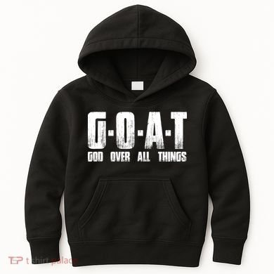 GOAT God Over All Things Kids Hoodie