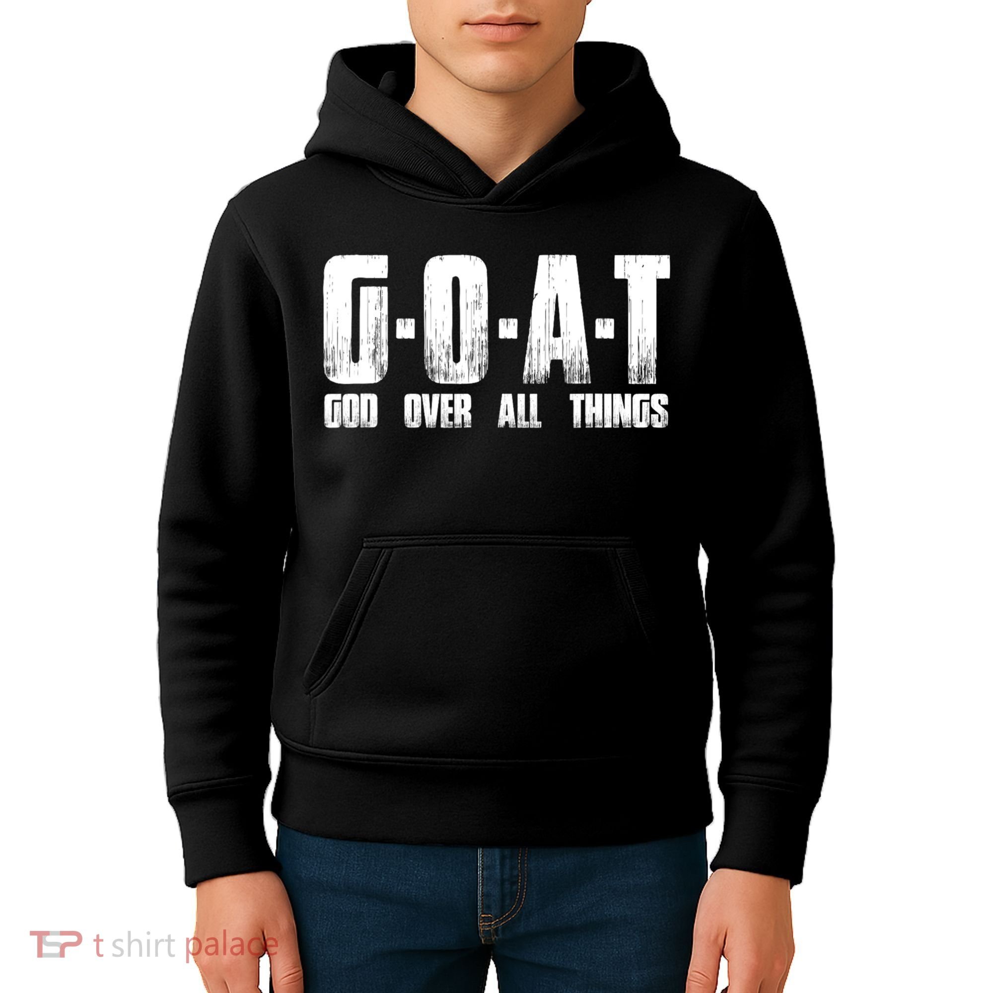 GOAT God Over All Things Kids Hoodie