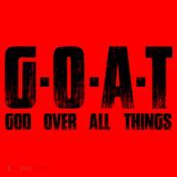 GOAT God Over All Things Santa Hat thumb 1