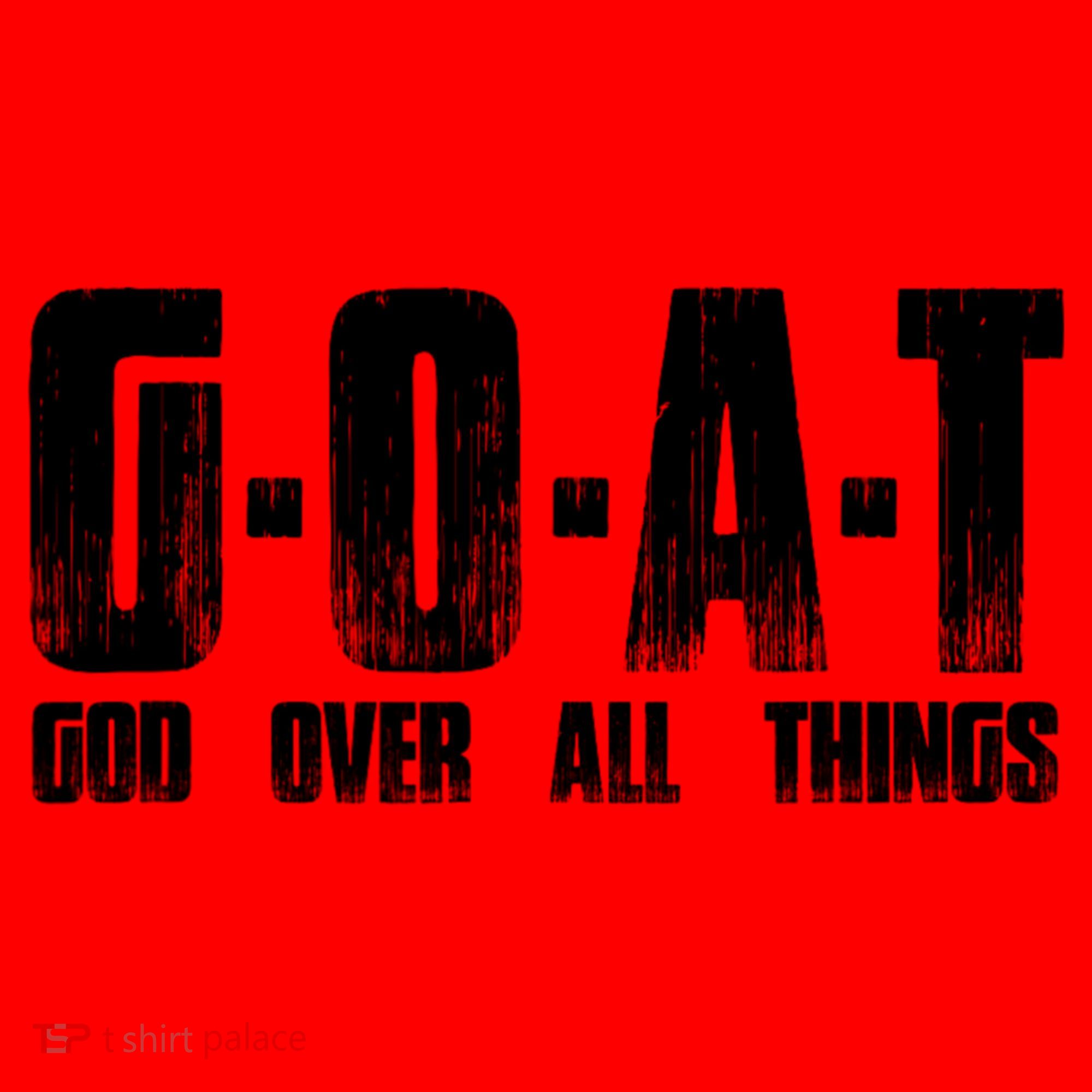 GOAT God Over All Things Santa Hat