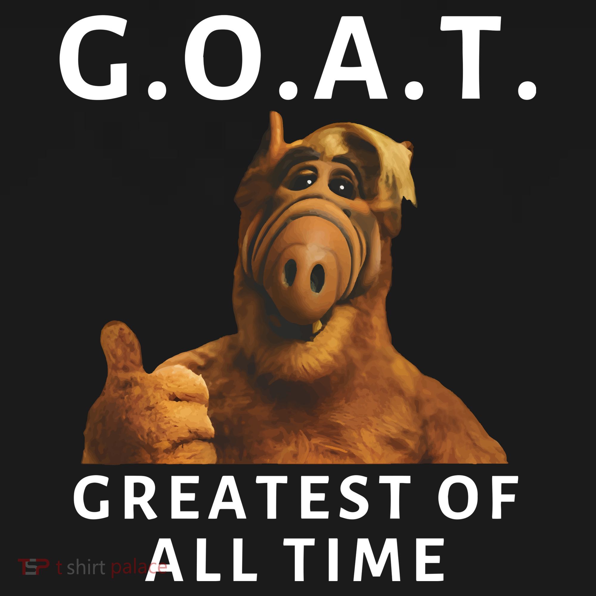 G.O.A.T. Greatest Of All Time Alf Goat Visor