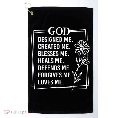 God Golf Towel
