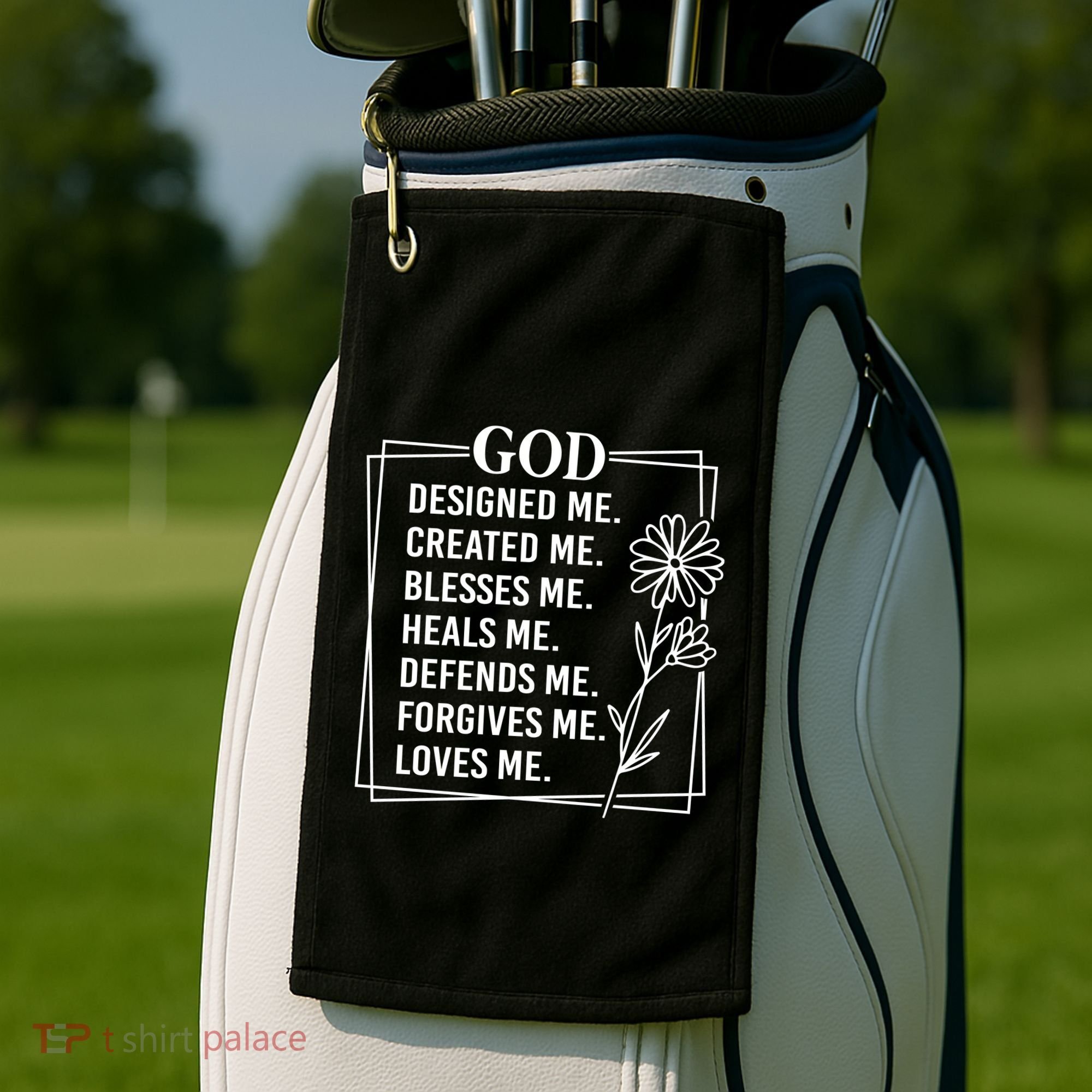 God Golf Towel