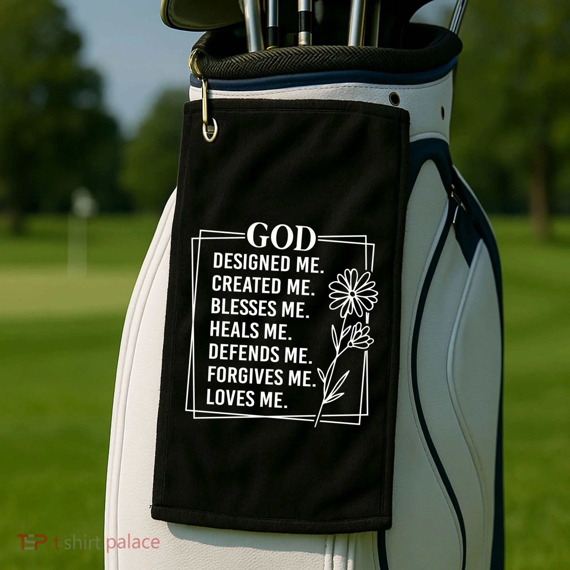 God Golf Towel