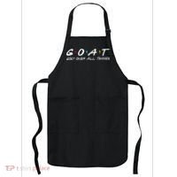 Goat God Over All Things Funny Apron thumb 0