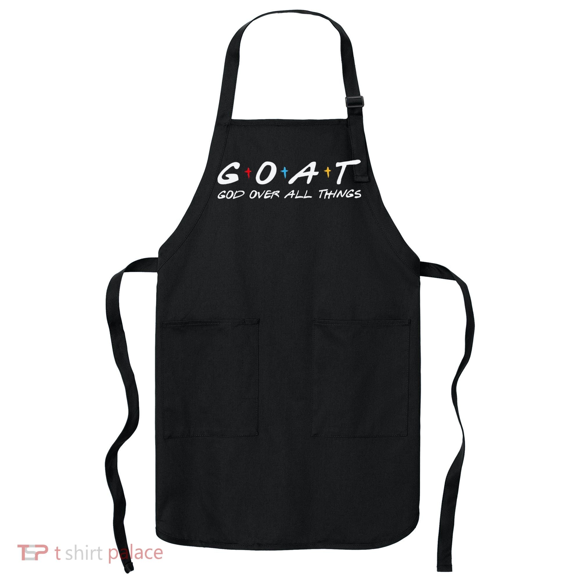 Goat God Over All Things Funny Apron
