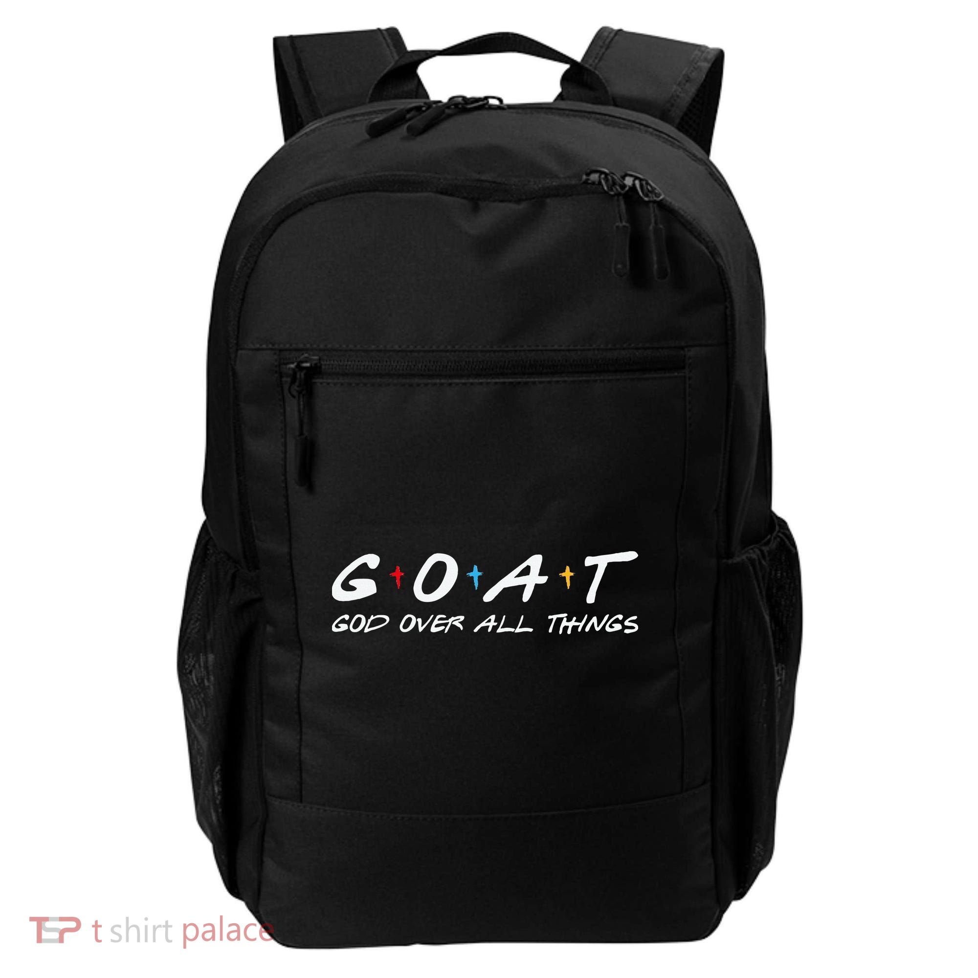 Goat God Over All Things Funny Backpack