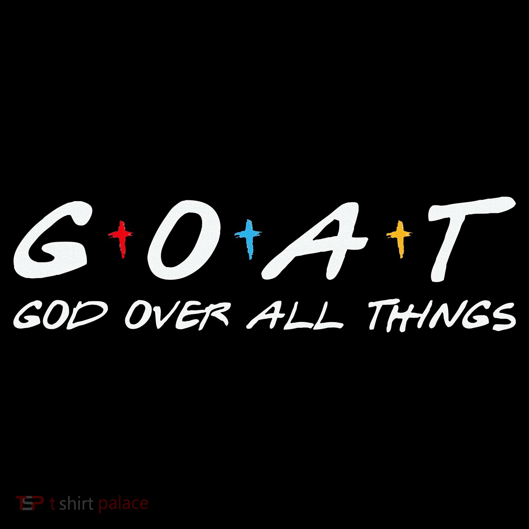 Goat God Over All Things Funny Women's Hoodie
