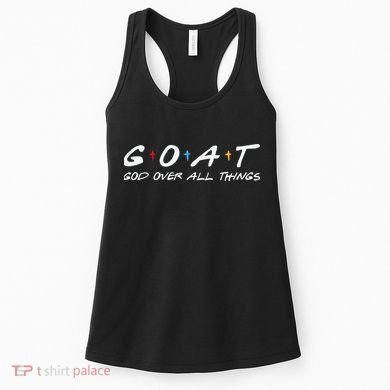 Goat God Over All Things Funny Women's Tank Top