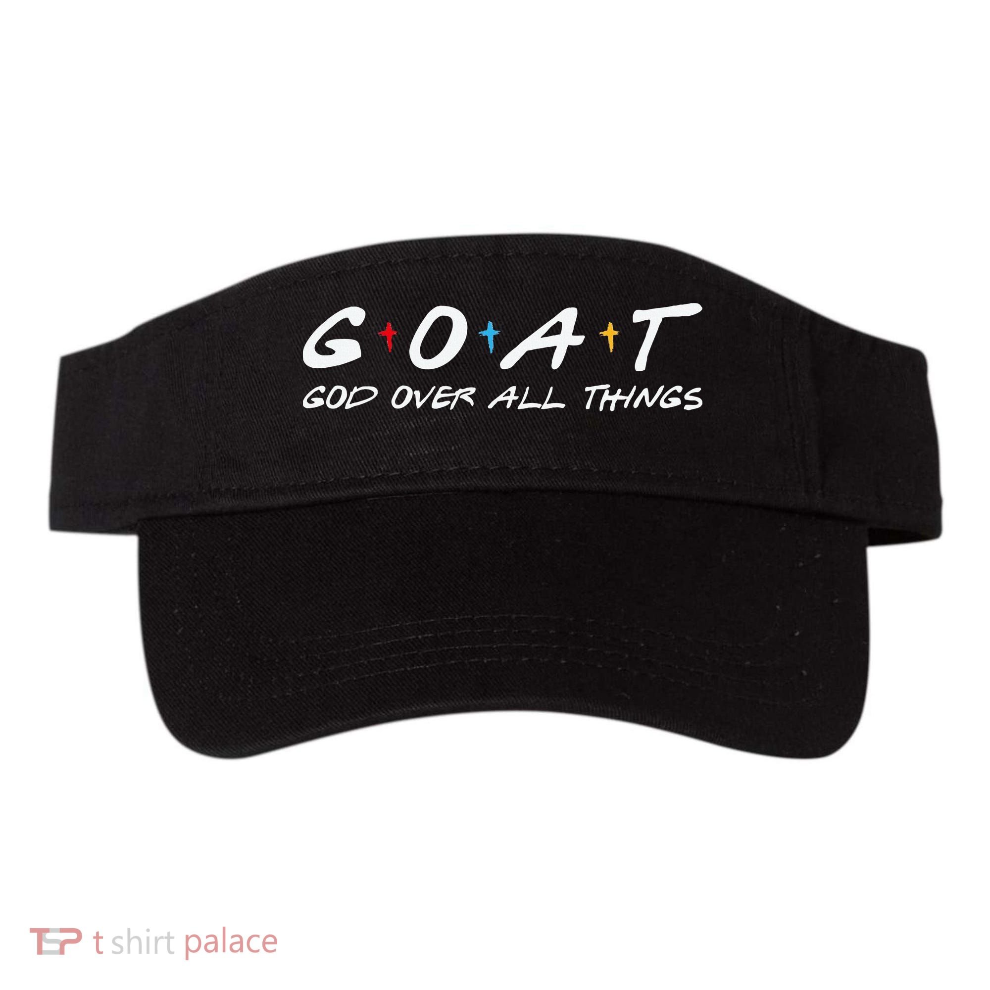 Goat God Over All Things Funny Visor